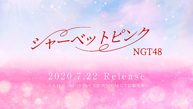 ＮＧＴ４８「NGT48、約1年9か月ぶりのシングル『シャーベットピンク』発売決定」1枚目/1