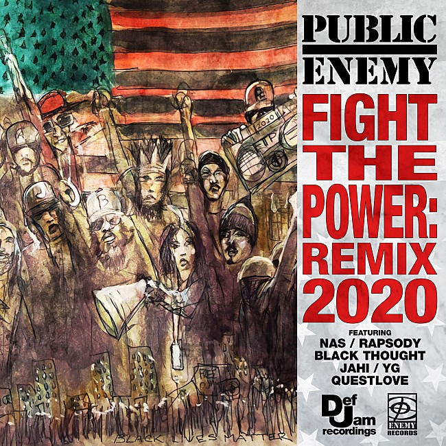 パブリック・エネミー「パブリック・エネミー、豪華ゲスト参加の「Fight The Power」2020年版リミックス発表」1枚目/1