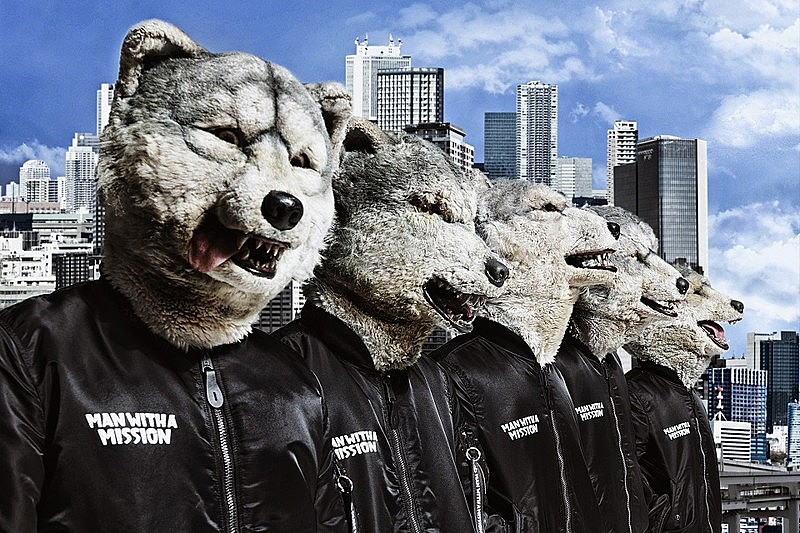 MAN WITH A MISSION「MAN WITH A MISSION、新曲「evergreen」が“マルちゃん 赤いきつね緑のたぬき”新CMソングに決定」1枚目/1