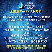 マカロニえんぴつ「マカえん/ずとまよ/Vaundyら18組出演　オンラインフェス【JAPAN ONLINE FESTIVAL 2020】全出演アーティスト発表」1枚目/2