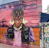 「故ジュース・ワールド、最新ALのグラフィティーが渋谷に登場」1枚目/3