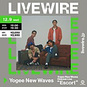 「Yogee New Waves、チケット即完の有観客ワンマン【Escort】生配信へ」1枚目/3