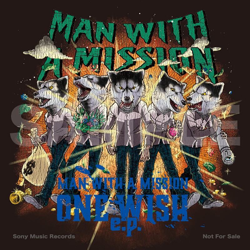 MAN WITH A MISSION「オリジナルステッカー　TSUTAYA RECORDS（一部店舗除く）/ TSUTAYAオンラインショッピング（予約のみ）」5枚目/7