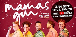 「ママズ・ガン、最新のテクノロジーを駆使したオンライン・ライブを1/28深夜に無料配信」