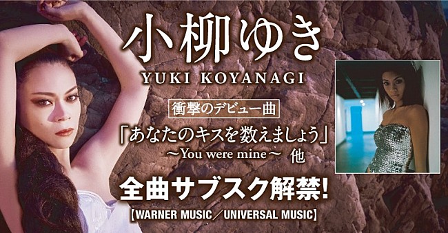 小柳ゆき「小柳ゆき、ワーナー＆ユニバーサル時代の全音源がサブスク解禁」1枚目/1