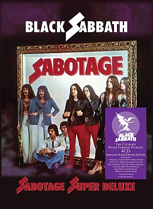 「ブラック・サバス、1975年の名盤『サボタージュ』4枚組CDスーパーDX盤が6/23に発売」