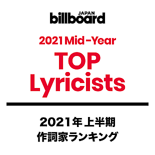 「【ビルボード 2021年上半期TOP Lyricists】Ayase・あいみょんが1、2フィニッシュ　優里が4位に急上昇」