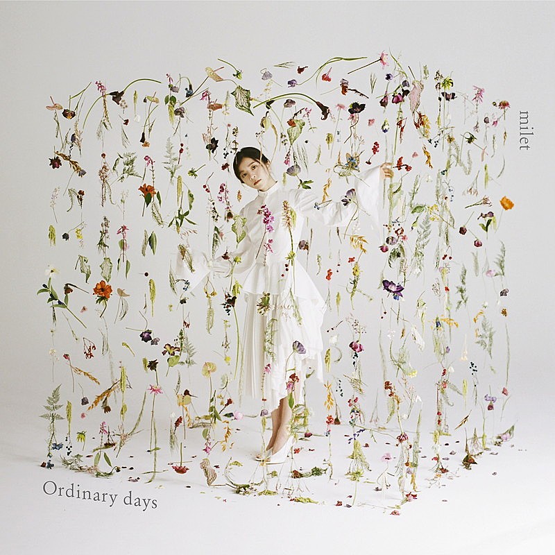 milet、新曲「Ordinary days」ジャケット＆MVティザー公開　永野芽郁×戸田恵梨香W主演ドラマの主題歌 