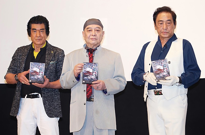 「レジェンドライダ－３人が約８年ぶりに集結！　藤岡弘、「お互い命を懸けて向き合ってきた」」1枚目/1