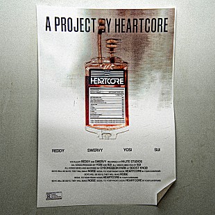 「Reddy×Swervy×Yosi×SUIによるHEARTCORE、1st EP『HEARTCORE』リリースへ」