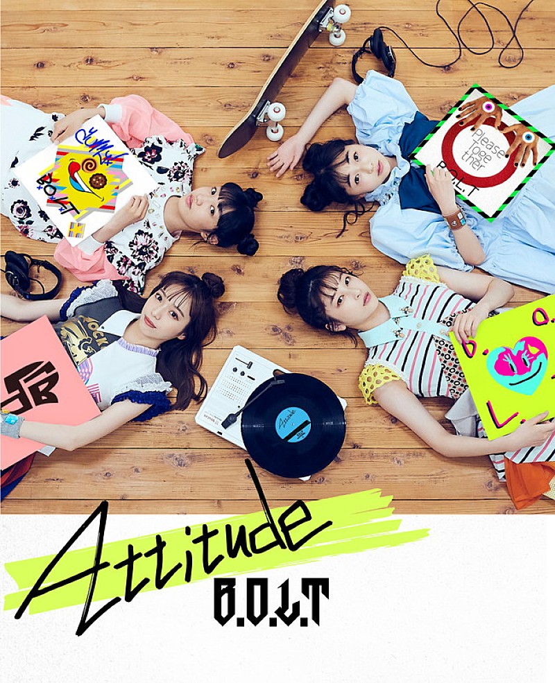 B.O.L.T、新AL『Attitude』ジャケ写公開 