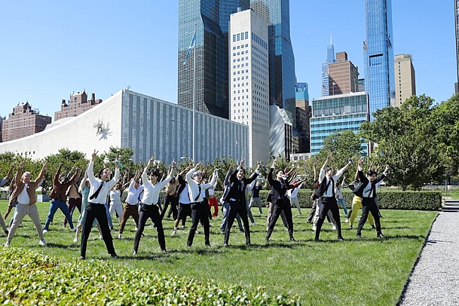 「BTS 第76回国連総会にて」5枚目/5