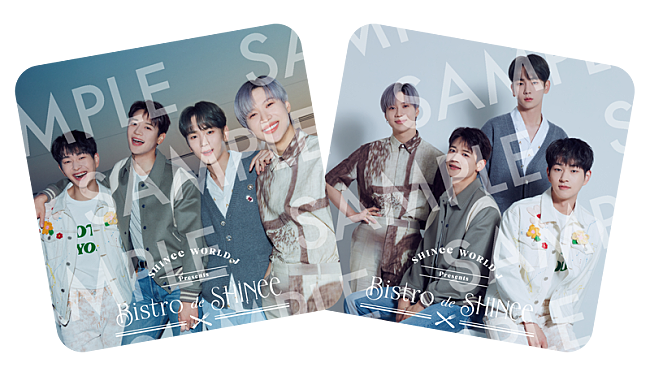 SHINee「Blu-ray＆DVD『SHINee WORLD J Presents ～Bistro de SHINee～』通常盤 外付け特典コースター」5枚目/5