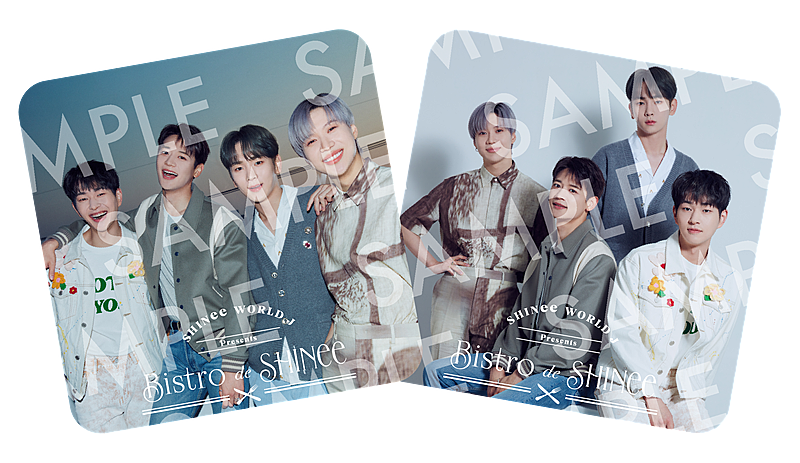 SHINee「Blu-ray＆DVD『SHINee WORLD J Presents ～Bistro de SHINee～』通常盤 外付け特典コースター」5枚目/5