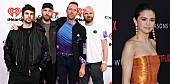 「コールドプレイ＆セレーナ・ゴメス、米人気番組で「レット・サムバディ・ゴー」をTV初披露」1枚目/1