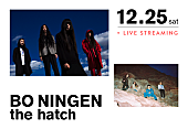 ＢＯ　ＮＩＮＧＥＮ「BO NINGENのリリースパーティー12月25日開催、the hatch迎える」1枚目/1