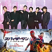 SixTONES「SixTONESの新曲が『スパイダーマン：ノー・ウェイ・ホーム』日本語吹替版の主題歌に」1枚目/1