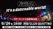 夜の本気ダンス「夜の本気ダンス、現在開催中の全国ツアーファイナル公演生配信決定」1枚目/1