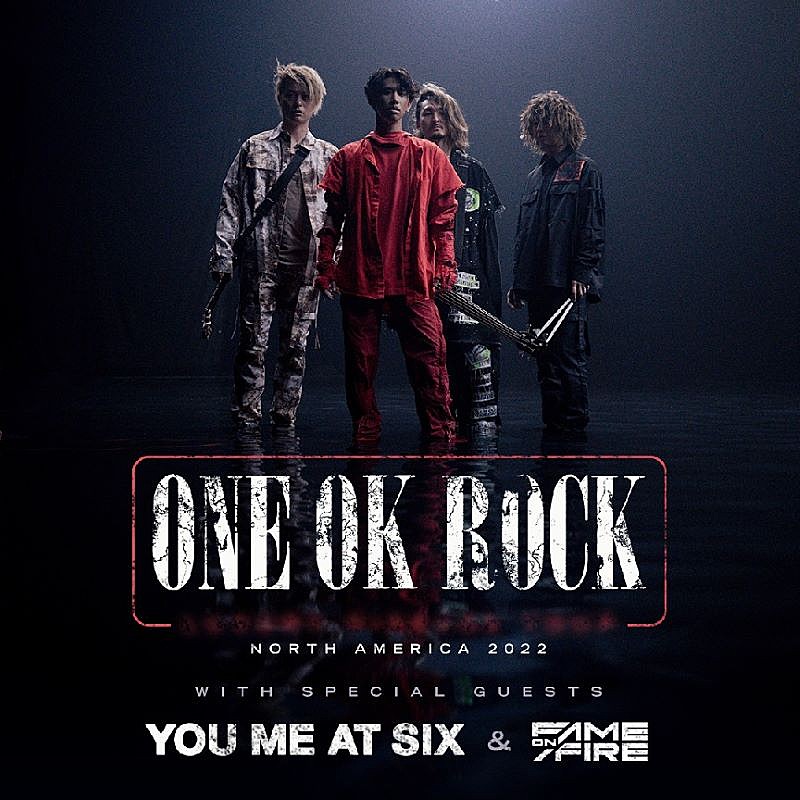 ONE OK ROCK、約3年ぶりの北米ツアー決定