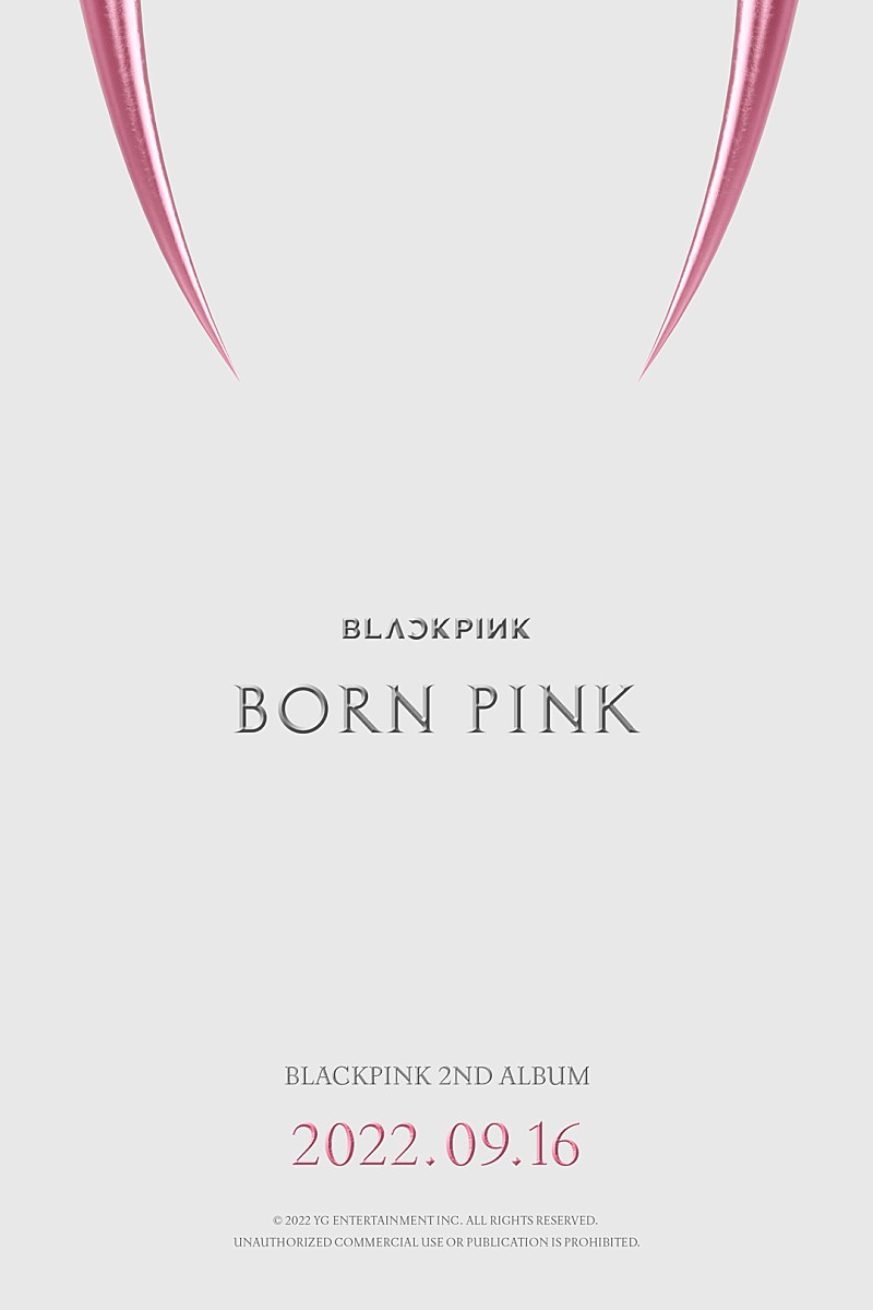 BLACKPINK、ニューアルバム『BORN PINK』のリリース日を発表 