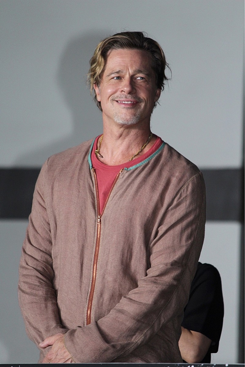 「ブラッド・ピッド、厄よけ体験に感動「涙目になってしまった」　映画『ブレット・トレイン』を引っ提げ、３年ぶり14回目の来日」1枚目/1