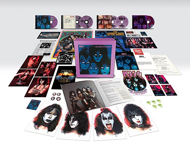 キッス「KISS、『クリーチャーズ・オブ・ザ・ナイト』40周年記念盤が11/18に発売」1枚目/8