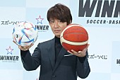 「木村拓哉、日本初１試合予想くじ「WINNER」をPR　「うつぶせで画面を見ている方がゴ－ルが決まる」」1枚目/1
