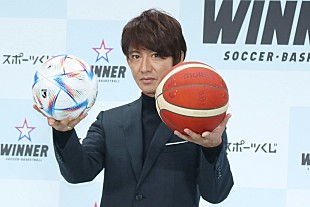 「木村拓哉、日本初１試合予想くじ「WINNER」をPR　「うつぶせで画面を見ている方がゴ－ルが決まる」」