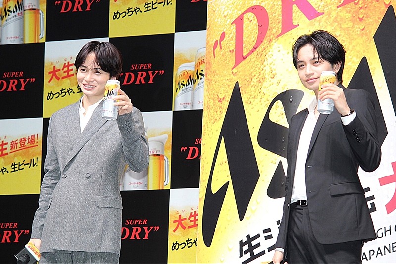 「中島健人「ビッグSexy Zoneを目指したい」 菊池風磨と生ジョッキ缶「大生」をPR」1枚目/1