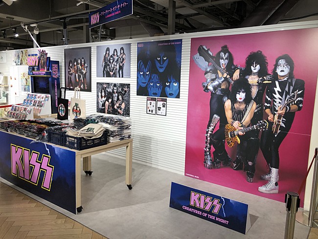 キッス「KISS、名盤『クリーチャーズ・オブ・ザ・ナイト』40周年盤発売記念ポップアップ・ストアを渋谷で開催」1枚目/5