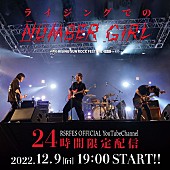 ＮＵＭＢＥＲ　ＧＩＲＬ「NUMBER GIRLの特別番組『ライジングでのNUMBER GIRL』24時間限定配信」1枚目/1