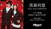 黒猫同盟「上田ケンジと小泉今日子による“黒猫同盟”、Billboard Live公演・東京2日目の生配信が決定」1枚目/1