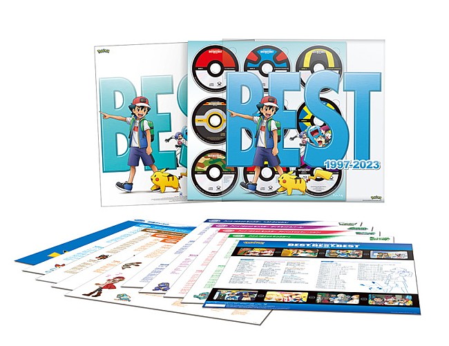 「ベストアルバム『ポケモンTVアニメ主題歌 BEST OF BEST OF BEST 1997-2023』
完全生産限定盤（8CD＋Blu-ray＋豪華パッケージ仕様）」2枚目/6