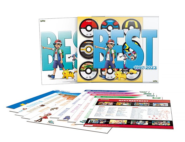 「ベストアルバム『ポケモンTVアニメ主題歌 BEST OF BEST OF BEST 1997-2023』
完全生産限定盤（8CD＋DVD＋豪華パッケージ仕様）」4枚目/6