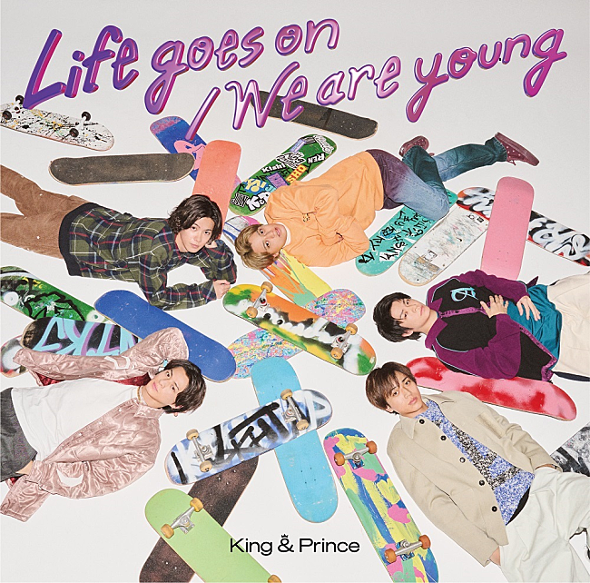 King & Prince「【ビルボード】King &amp; Prince『Life goes on／We are young』初週ミリオン突破しシングル・セールス首位」1枚目/1