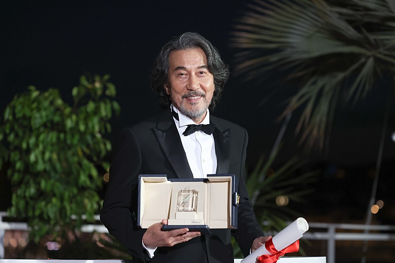 「カンヌ国際映画祭、役所広司が男優賞を受賞　脚本賞は『怪物』の坂元裕二」1枚目/1