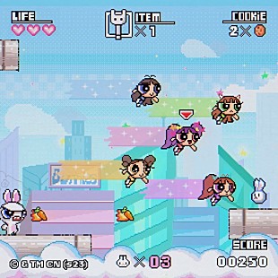 「NewJeansが『パワーパフガールズ』とコラボ、ニューEP『Get Up』7月リリース」