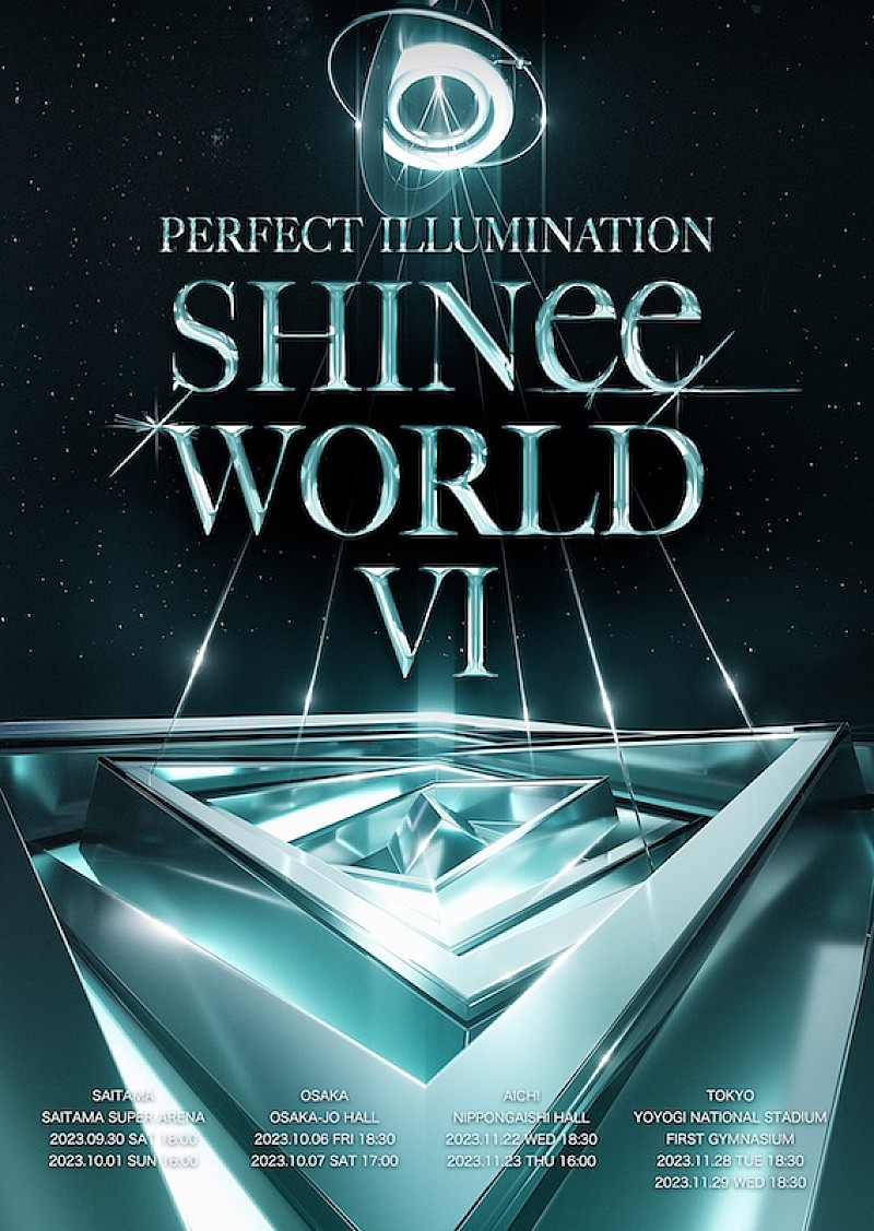 SHINee「SHINee、約5年ぶりの日本アリーナツアー【SHINee WORLD VI [PERFECT ILLUMINATION]】開催」1枚目/1