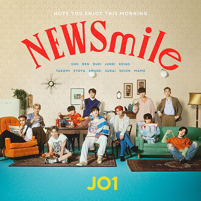 JO1「JO1、ニューSG『NEWSmile』リリース決定＆音楽が聴けるグッズを販売「JO1 MART」オープンへ」1枚目/3