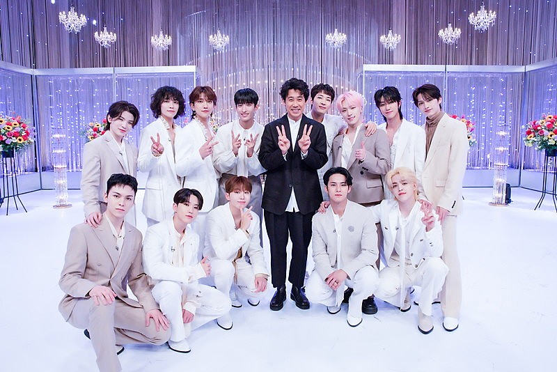 SEVENTEEN「SEVENTEENが『SONGS』初登場、ファンミーティングに密着」1枚目/3