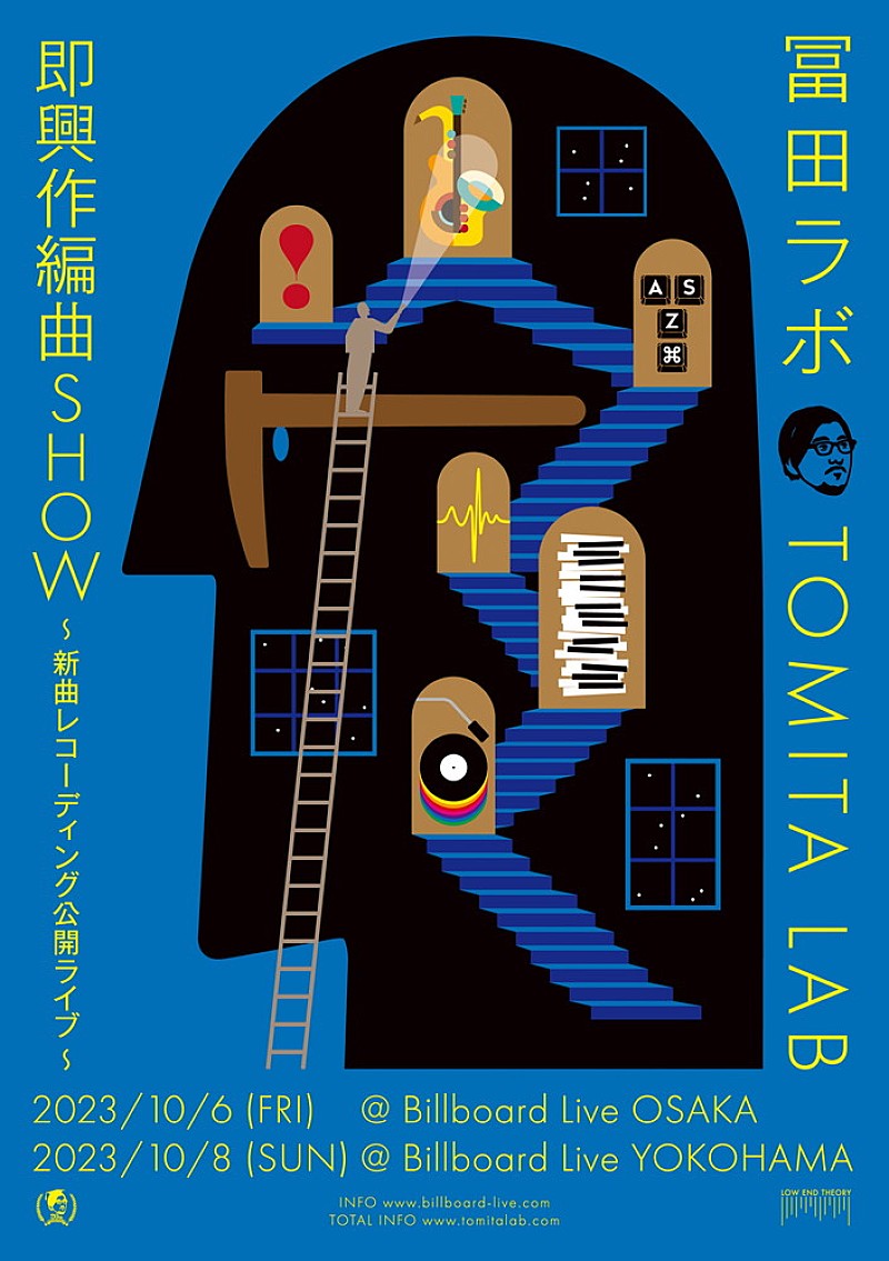 冨田ラボ、20周年イヤーの締め括りとして【即興作編曲SHOW】ビルボードライブにて開催