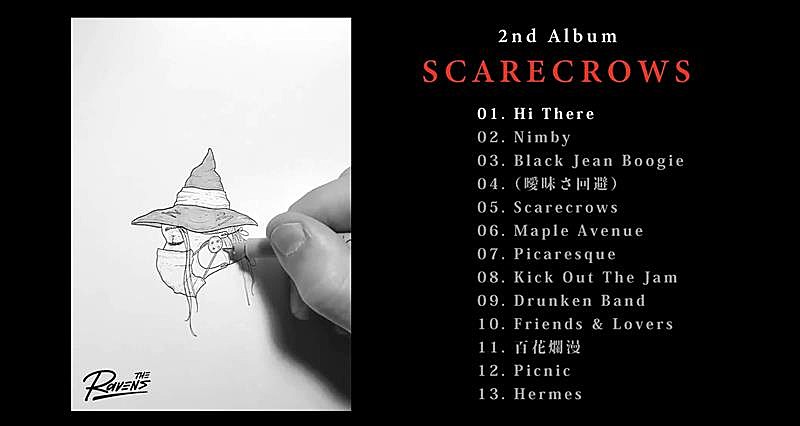 The Ravens、ニューAL『SCARECROWS』1日1曲カウントダウン全曲紹介 