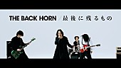 THE BACK HORN「THE BACK HORN、バンド結成25周年シングル「最後に残るもの」MV公開」1枚目/4