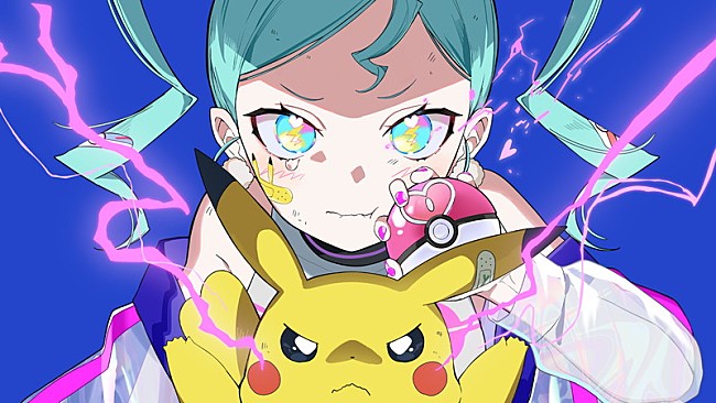 初音ミク「ポケモン×初音ミクの音楽プロジェクト第1弾、DECO*27「ボルテッカー」MV公開」1枚目/4