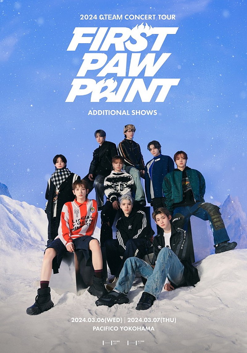 &TEAM「&amp;TEAM、初の単独ツアー【FIRST PAW PRINT】追加公演を開催」1枚目/1