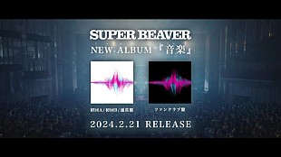 「SUPER BEAVER、ニューAL『音楽』特典映像ダイジェスト公開」