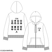 「MAZZEL コラボ/ジップパーカー：8,800 円（税込）」13枚目/17