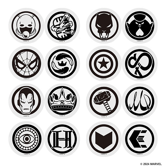 「マーベル｜マーゼル／アイコン／ブラインド缶バッジ２個セット／８種
税込価格：1320円
マーベル｜マーゼル／アイコン／ブラインド缶バッジ２個セット／８種セット
税込価格：10560円
サイズ：直径5.6mm
」5枚目/17