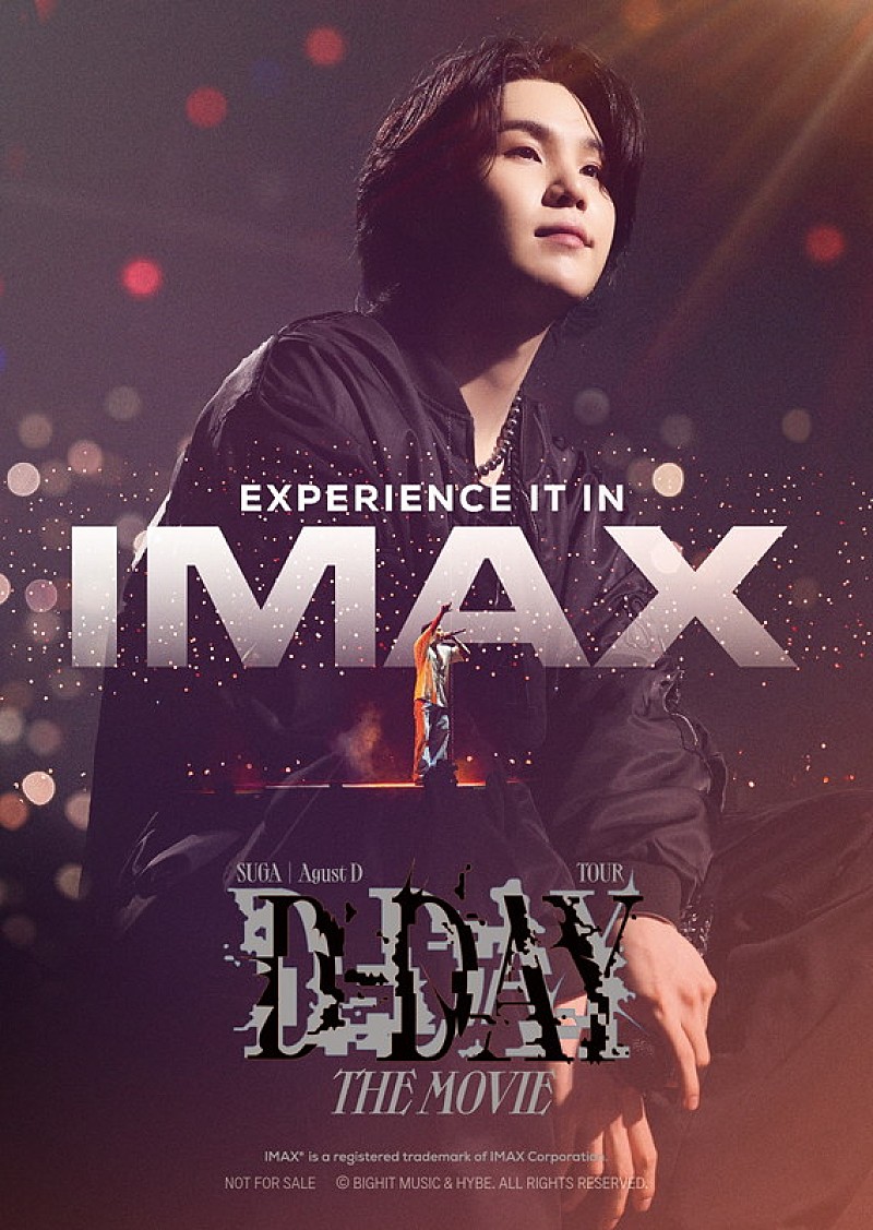 ＳＵＧＡ「『SUGA | Agust D TOUR &#039;D-DAY&#039; THE MOVIE』IMAX先行上映限定入場者特典
「IMAX版ポスタービジュアルカード（A6サイズ）」」2枚目/2