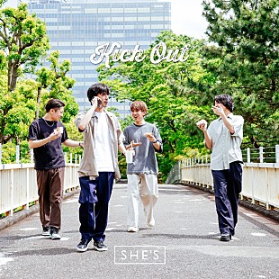 SHE`S「SHE’S、3年ぶり野音公演で新曲「Kick Out」初披露＆6月に配信決定」